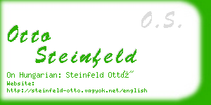 otto steinfeld business card